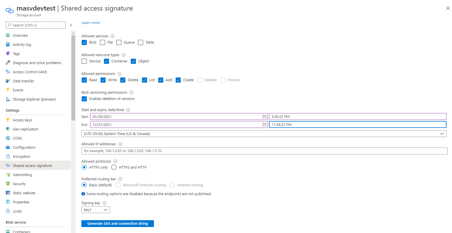 Azure Blob Storage Connection String Sas | Dandk Organizer